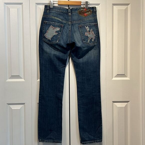 Dsquared2 Men’s Rare Italian Made Straight Leg Jeans Size 44 EU , 32US - Picture 9 of 16